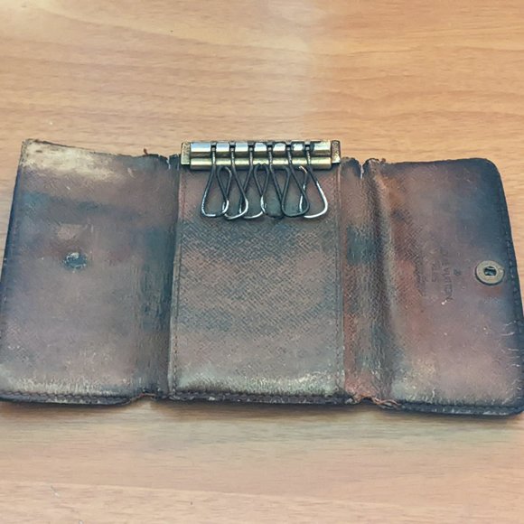 Key Holder~ Louis Vuitton Monogram Key & Card Holder - Brown and Gold - Picture 6 of 7